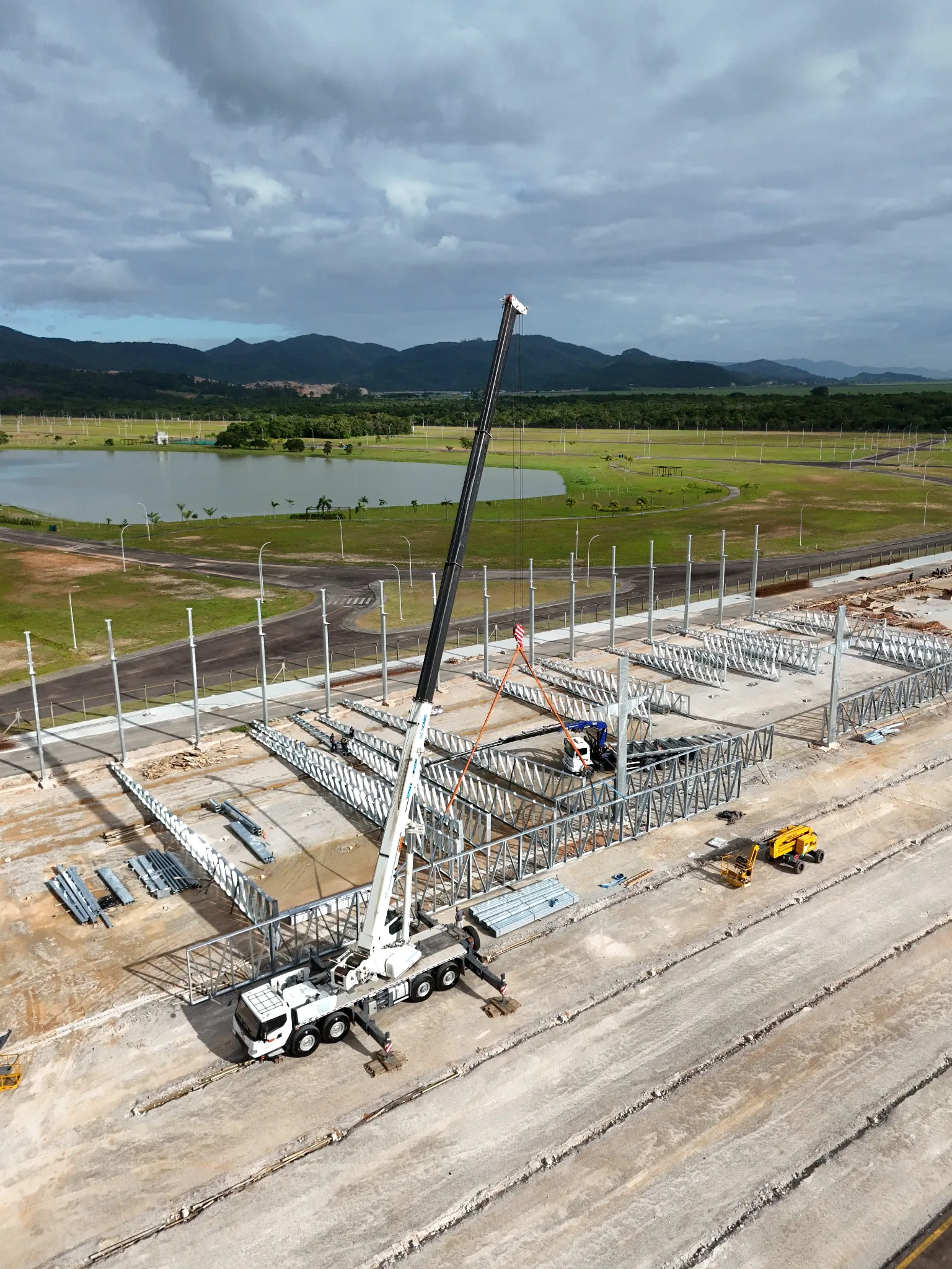 Guindaste Transguind em obra
